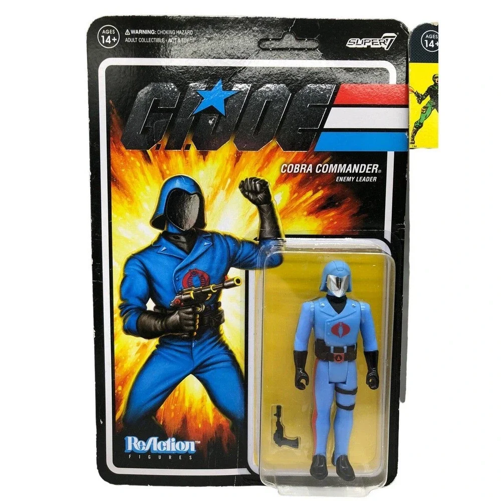 GI Joe Retro Collection 3.75” Cobra Commander Snake Eyes Action Figures Set 2021